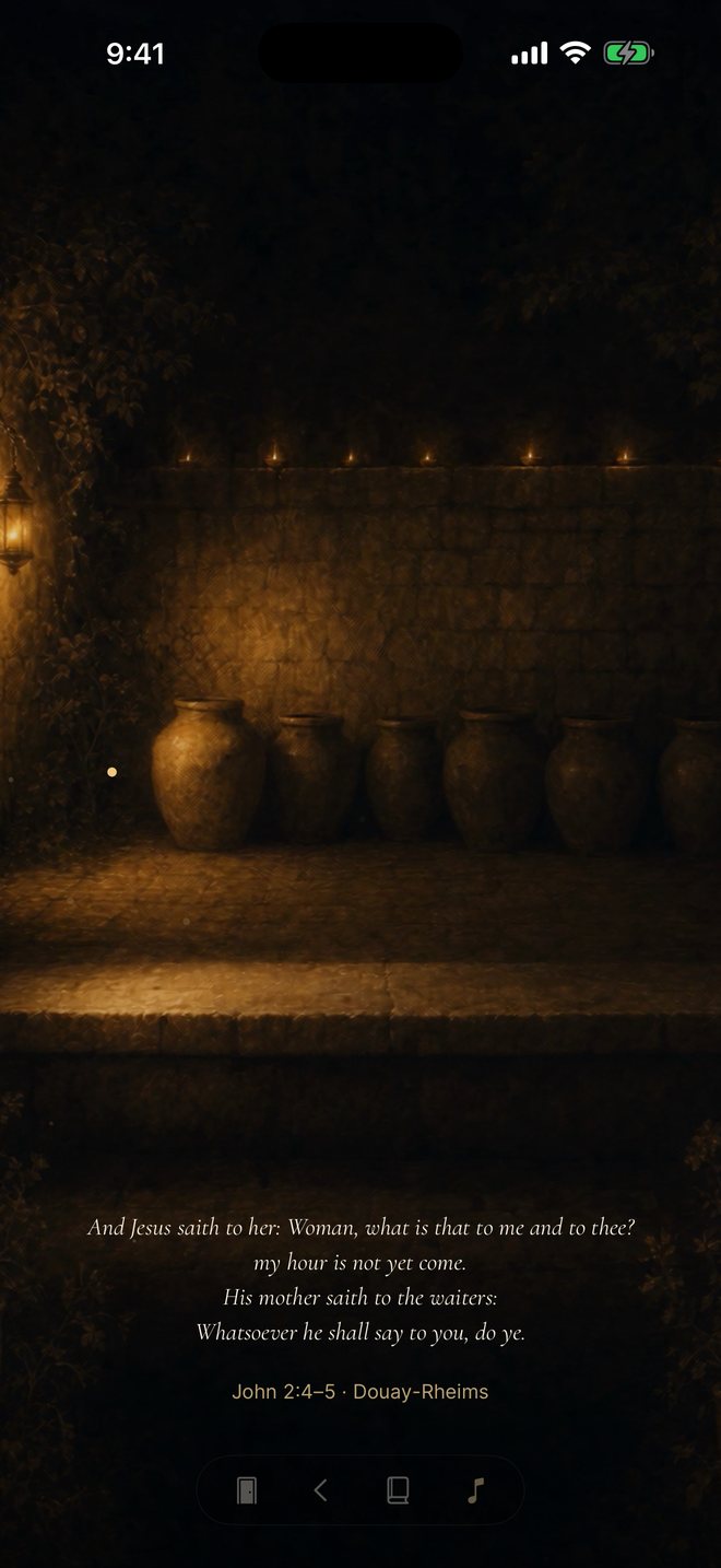 The Inner Room at Cana: And Jesus saith to her, Woman, what is that to me and to thee? John 2:4–5